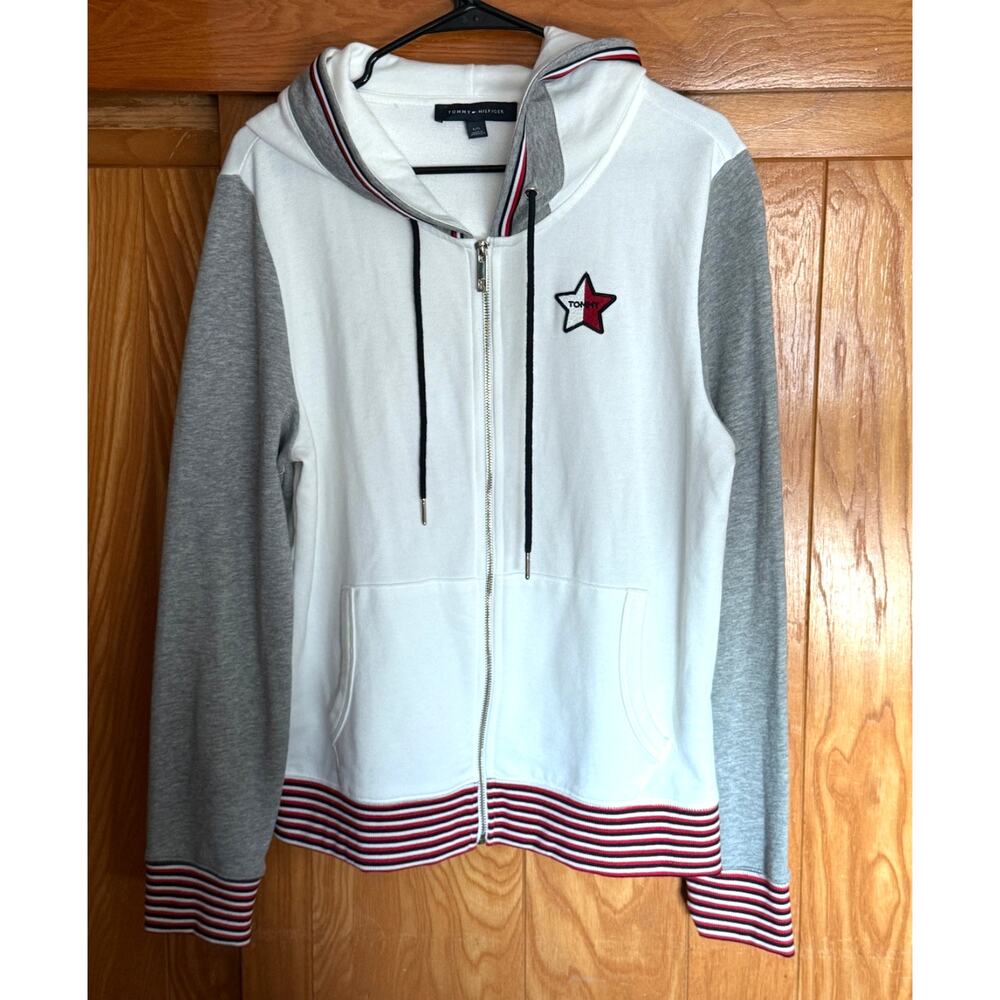 Women's Tommy Hilfiger Colorblock Star Full-Zip Hoodie, L